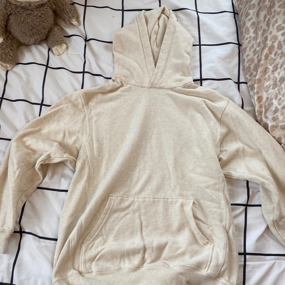 Aerie off white LOVE hoodie